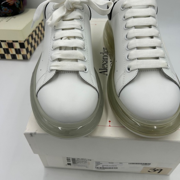 Men’s Alexander, McQueen clear sole chunky sneakers size 43 made in Italy - Picture 3 of 14